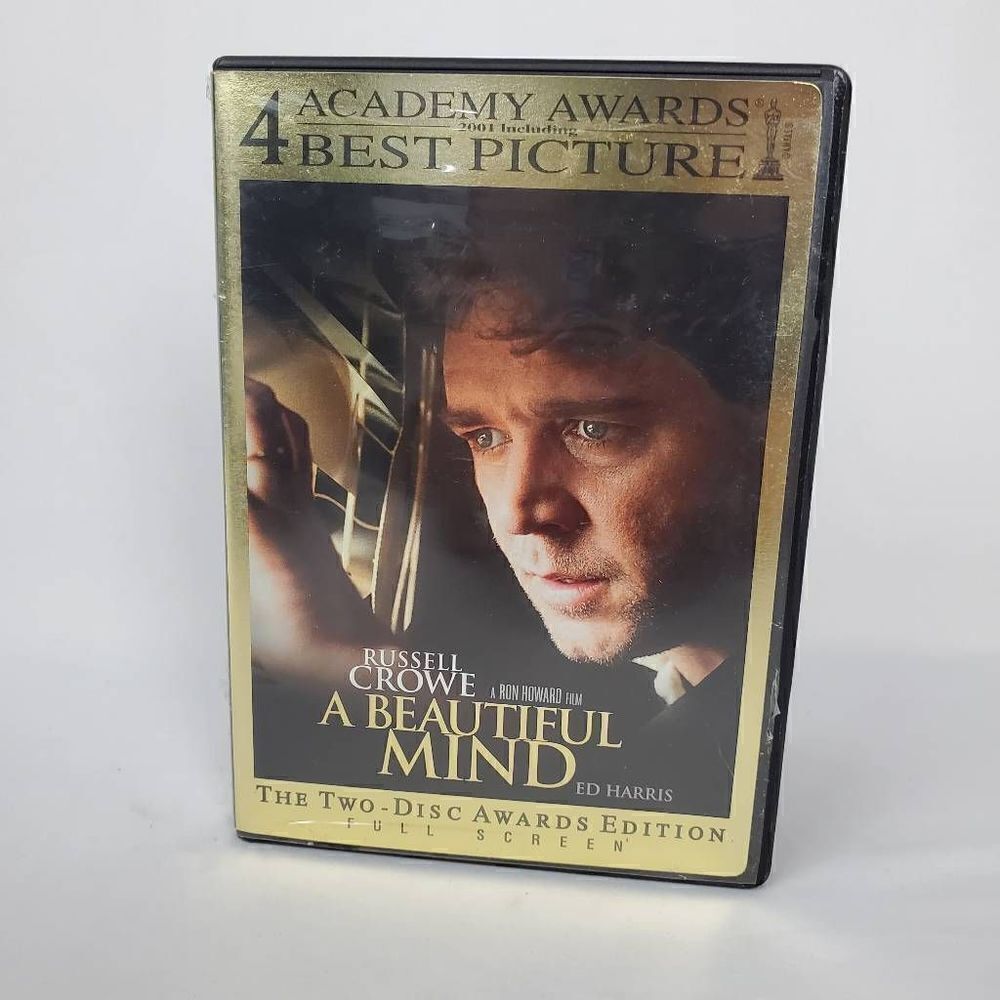 A Beautiful Mind (2001 Film) Thriller/Mystery [2-Disc, DVD]